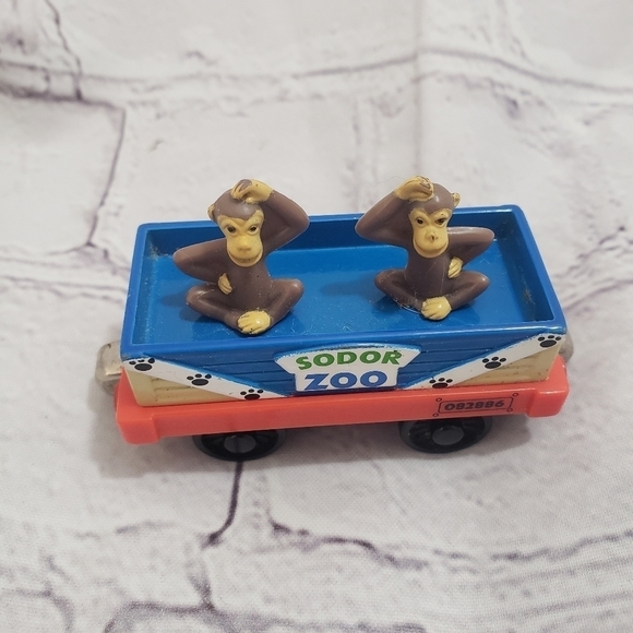 Thomas And Friends Diecast Sodor Zoo Monkey Car 2006 Guilane Learning Curve 3" - Picture 2 of 7